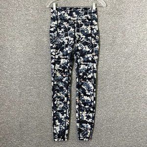 Lululemon Women's Size 4 Printed High Rise Speed Up Tight Activewear Leggings